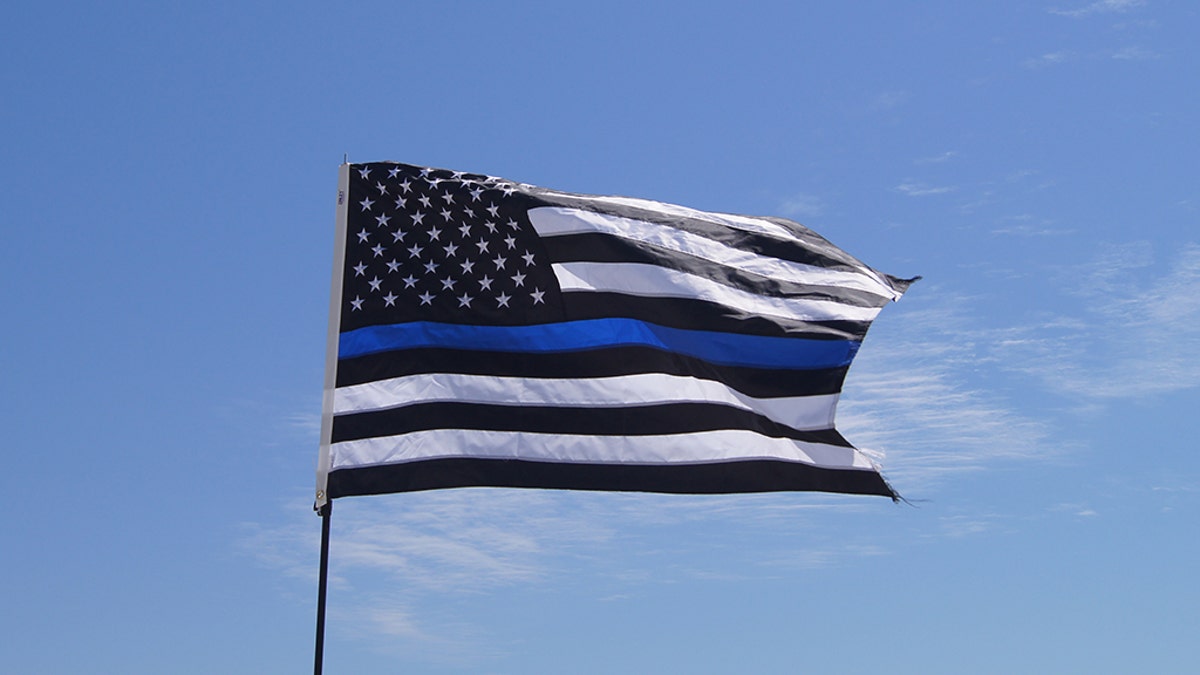 Mother of fallen Connecticut detective rallies behind significance of ‘thin blue line’ flag