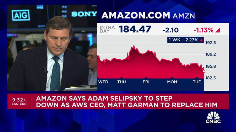 Amazon’s new cloud boss inherits a business at crossroads over AI