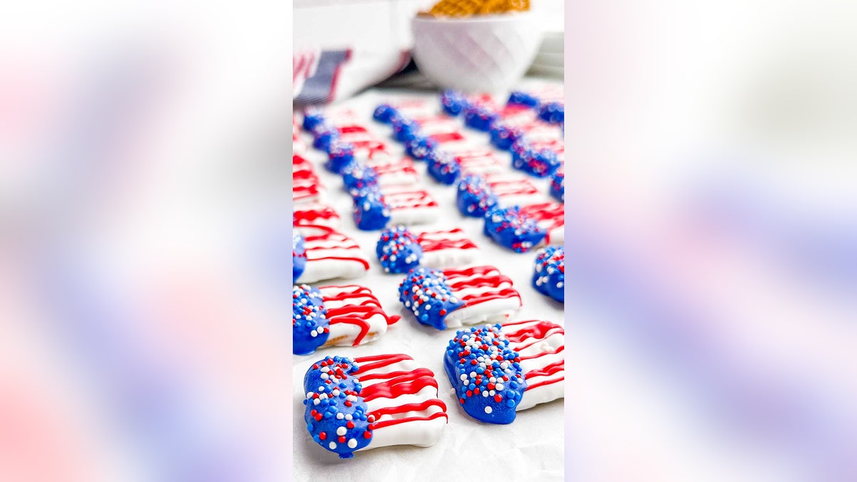 Fourth of July snack recipe has a red, white and blue salty-sweet twist