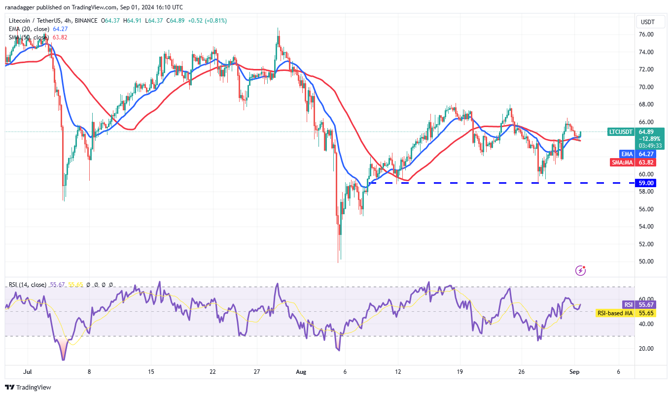 Bitcoin is capped at $60K, but LTC, FET, MNT and AAVE show promise