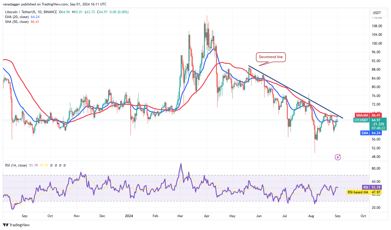 Bitcoin is capped at $60K, but LTC, FET, MNT and AAVE show promise